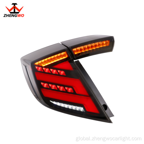 Honda Civic Hatchback Smoked Tail Lights Led tail light for civic hatchback Factory